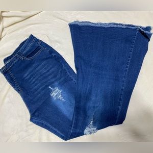 Bellbottom Blue Jeans